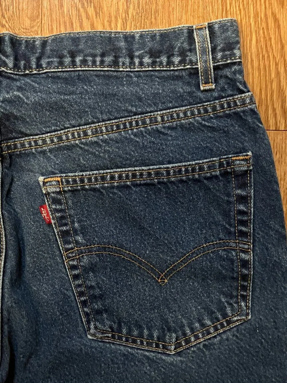Vtg Levis 505 Jeans Made in USA Dark Wash Denim Mens 38x30 *True 36*